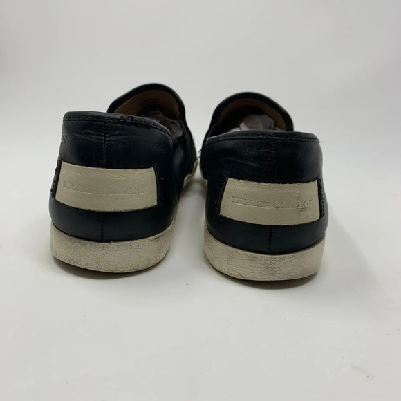 Frye Dylan Slip On Sneakers in Black Leather Size 8.5‎ - Picture 5 of 8